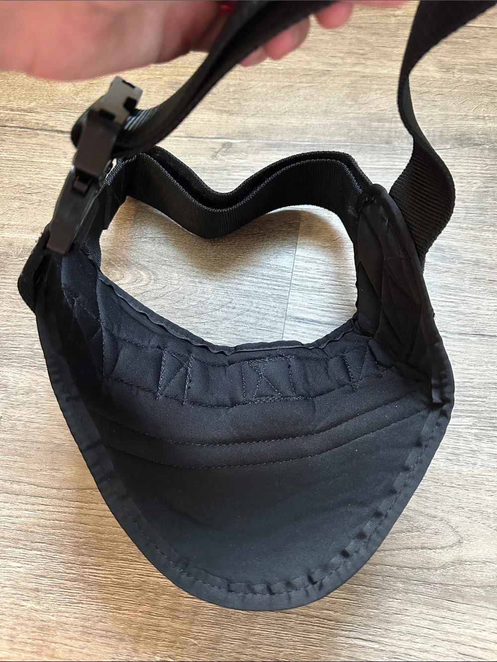 Ray Allen Black Dog Harness with Blue Line Accent
